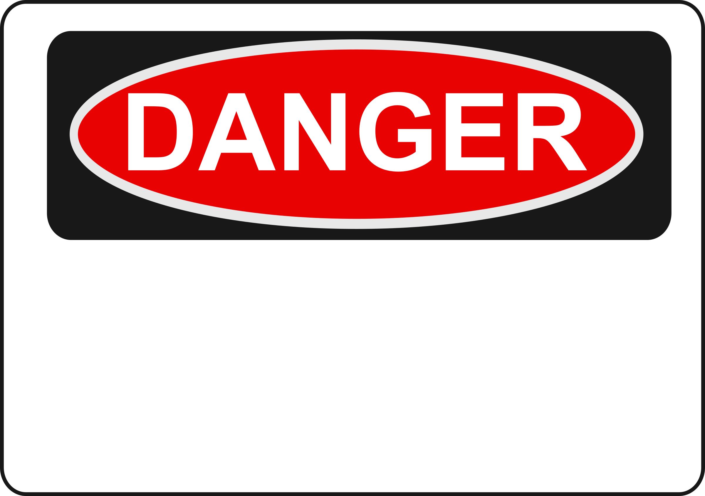 Danger - Blank png