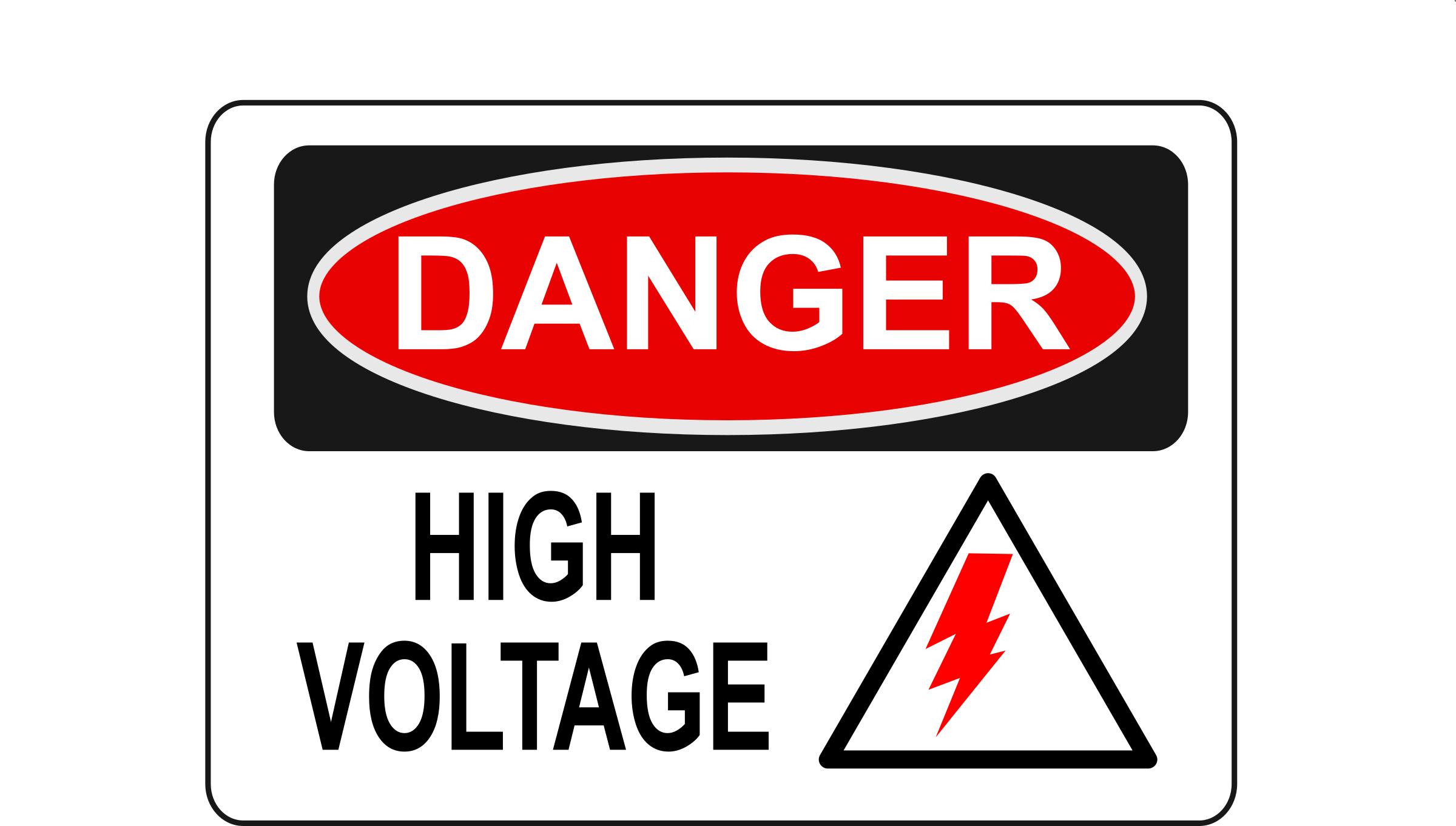 Danger - High Voltage icons