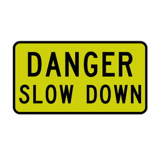 Danger Slow Down Sign png icons