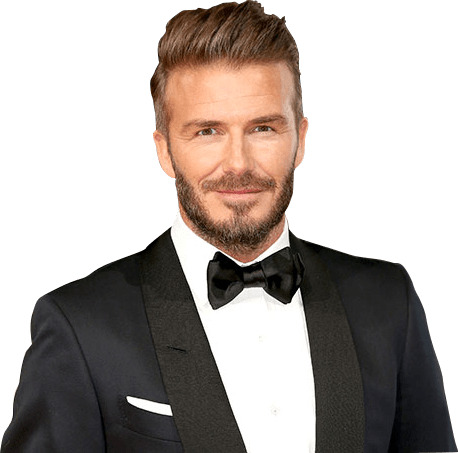 David Beckham Suit Close Up png icons