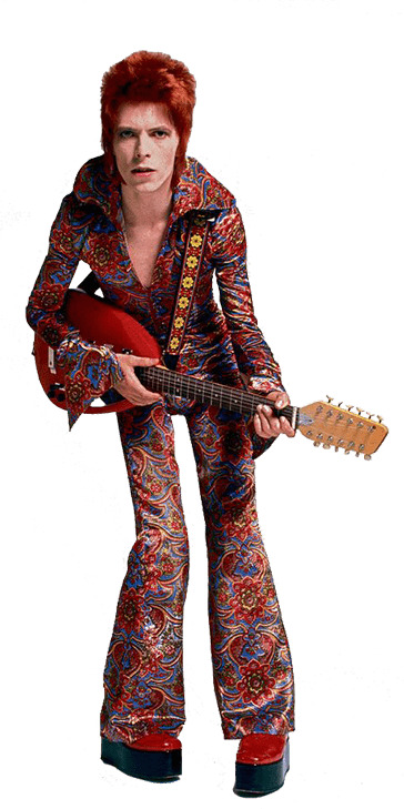 David Bowie Playing Guitar icons