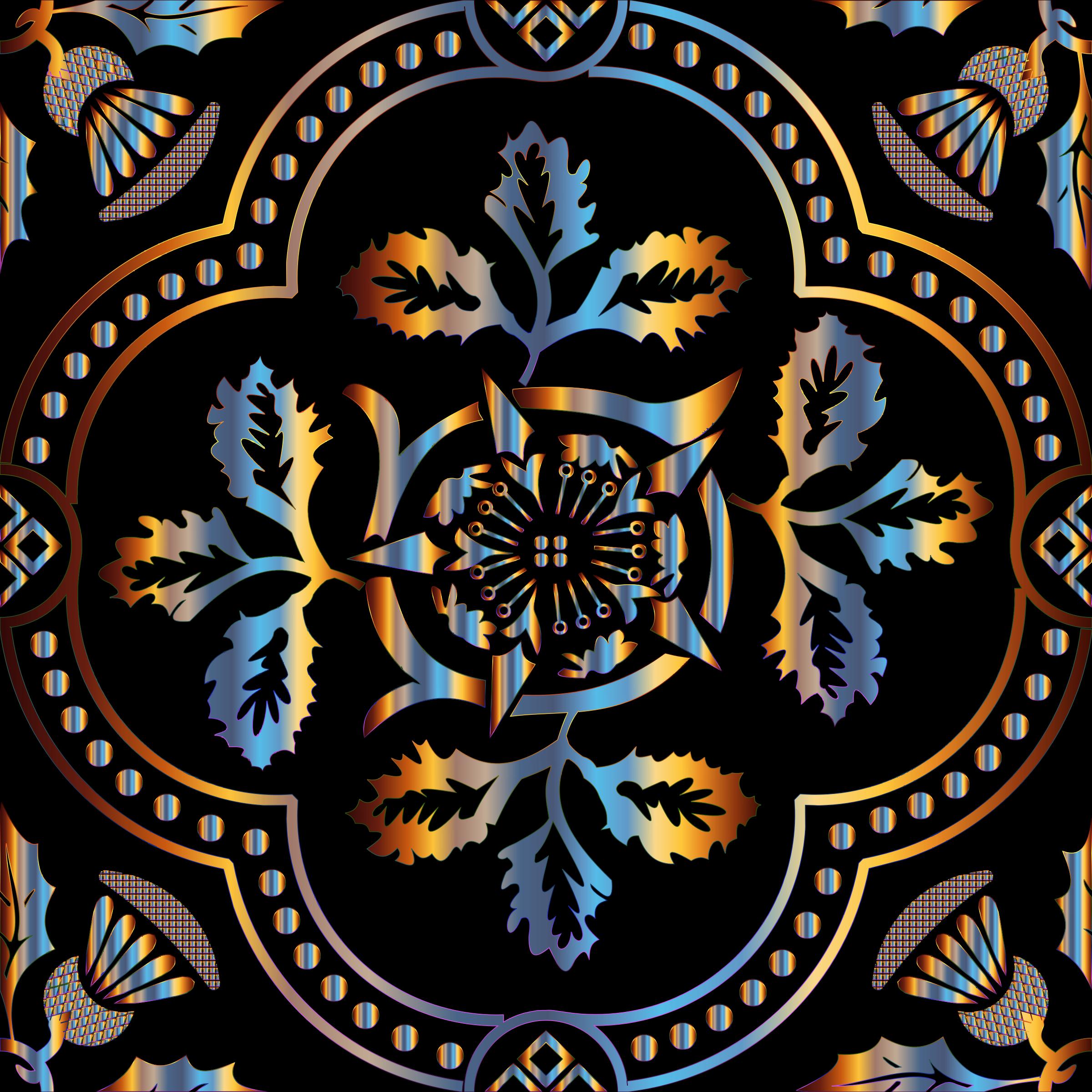 Decorative Floral Design Enhanced PNG icons