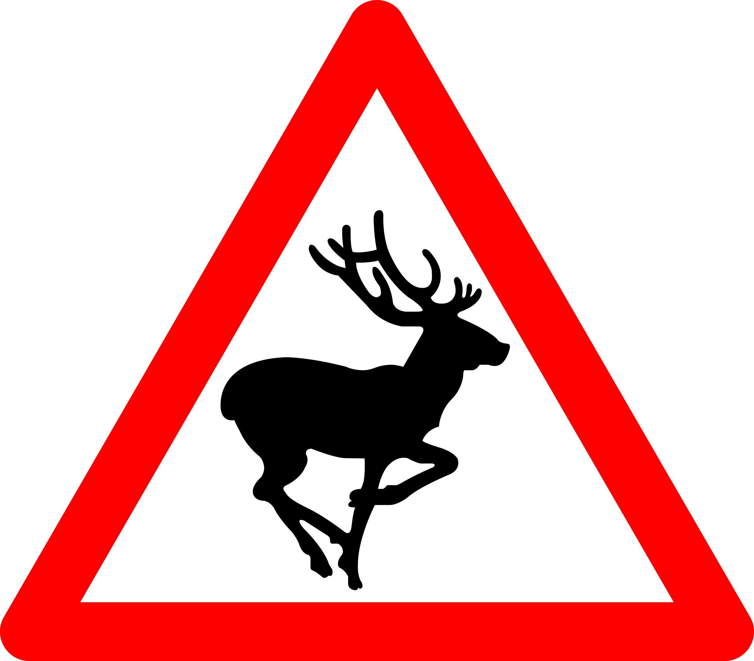 Deer Traffic Sign png