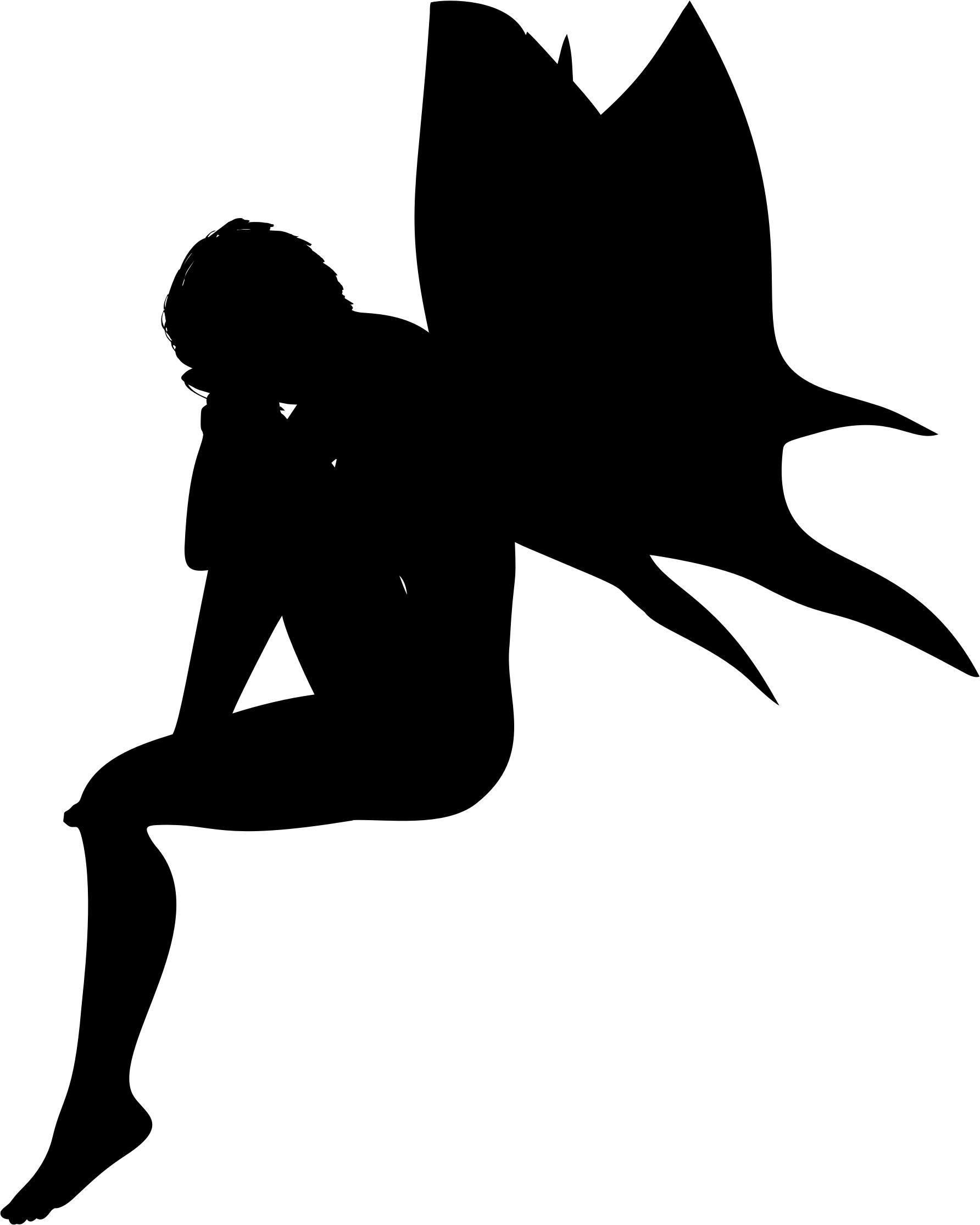 Depressed Fairy Silhouette png