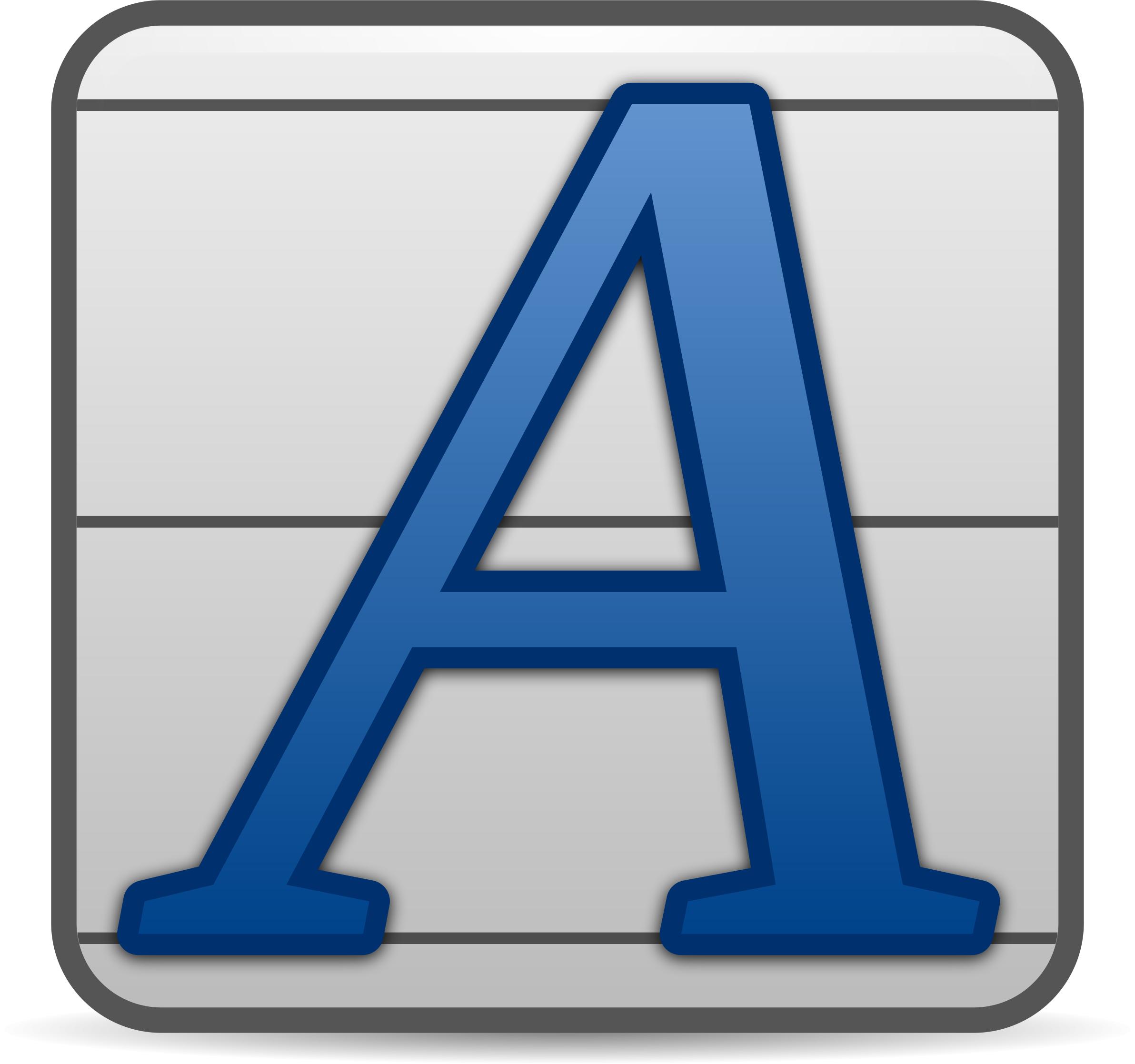 Desktop Font Preferences Icon icons