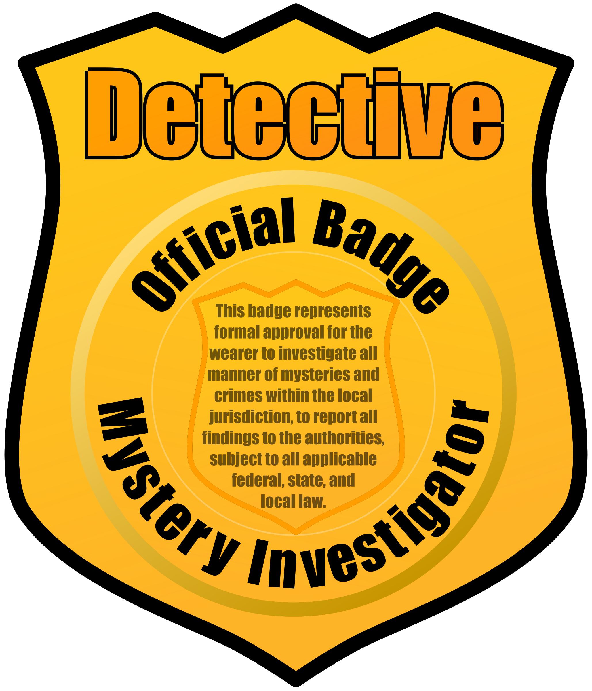 Detective Badge png
