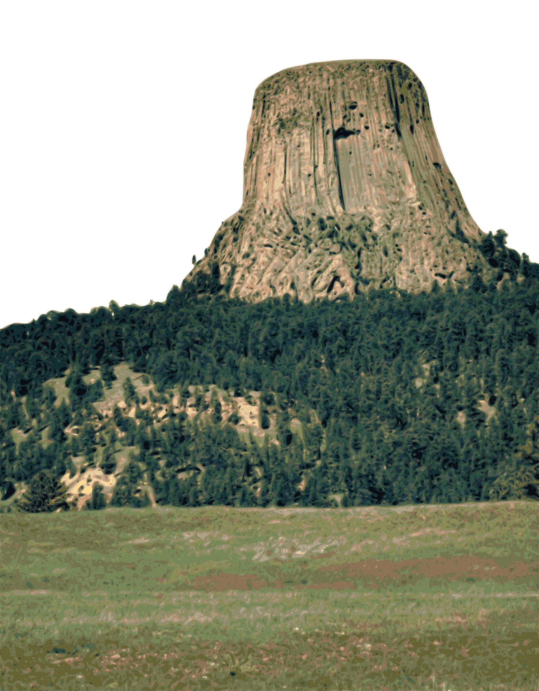Devil's Tower png