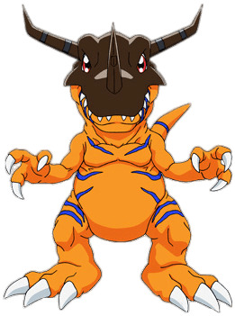 Digimon Character Greymon Front View png icons