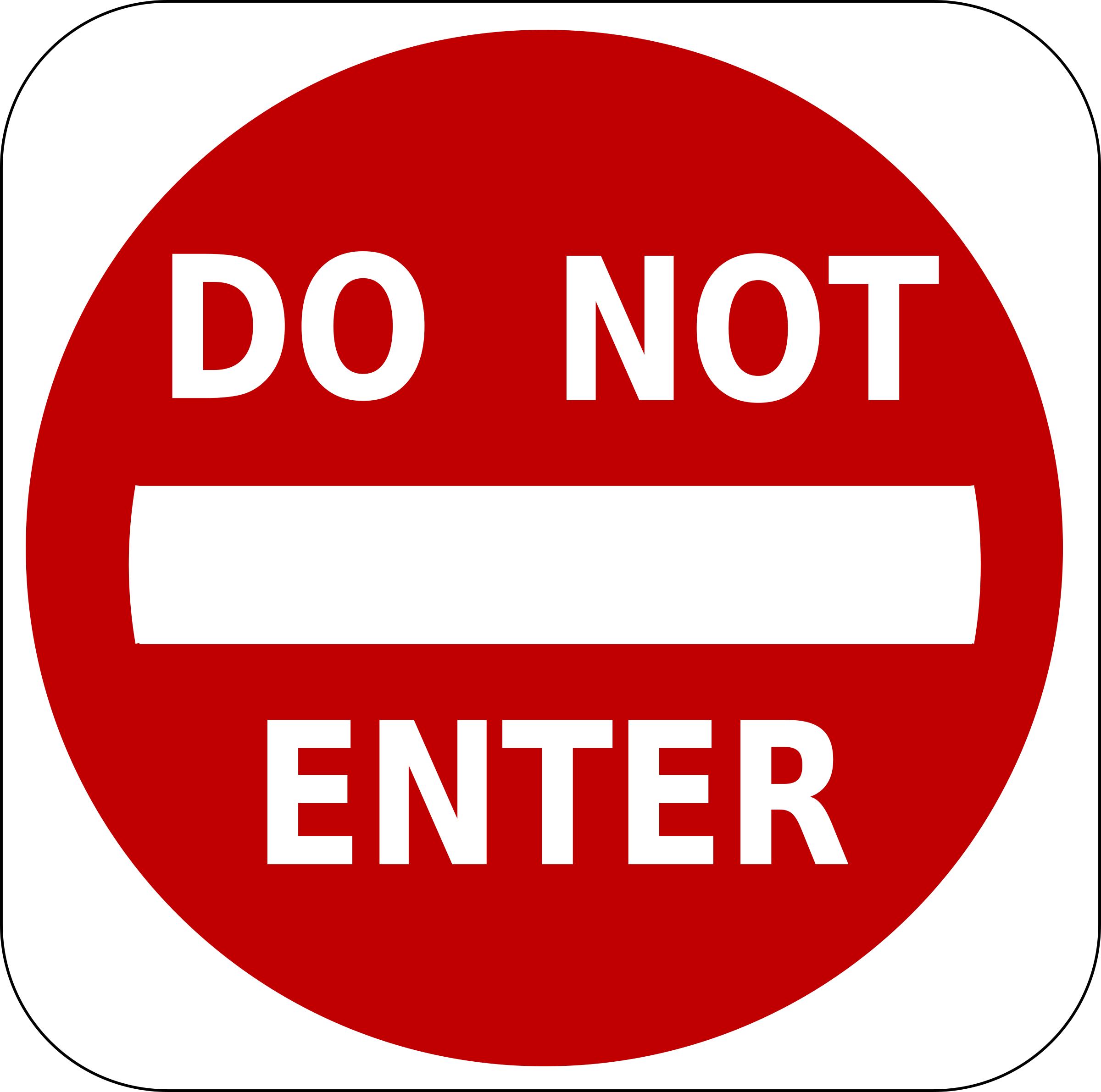 Do Not Enter sign png