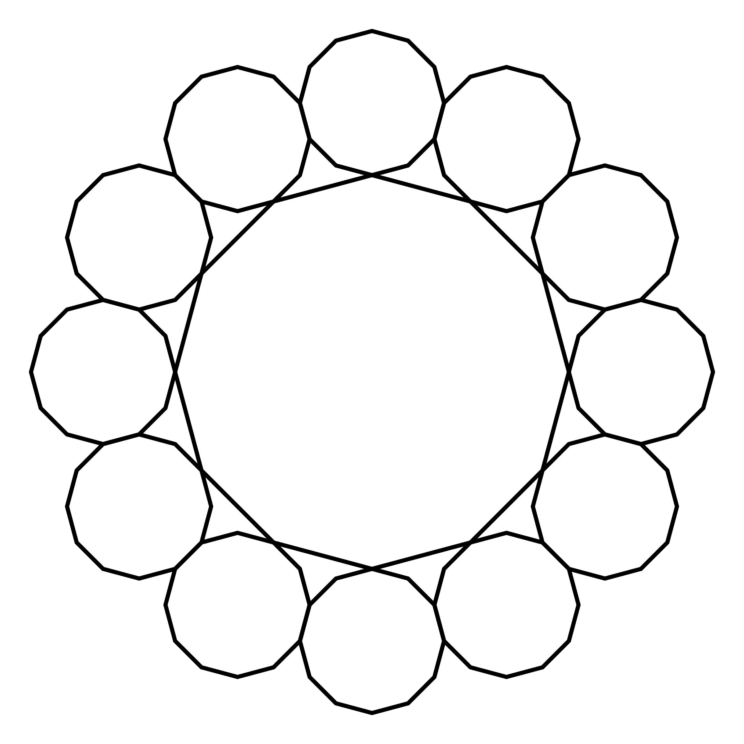 dodecagon ring png