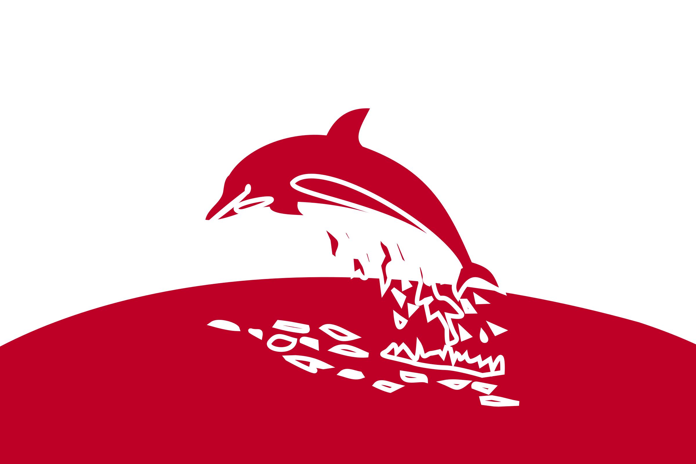 dolphin red png