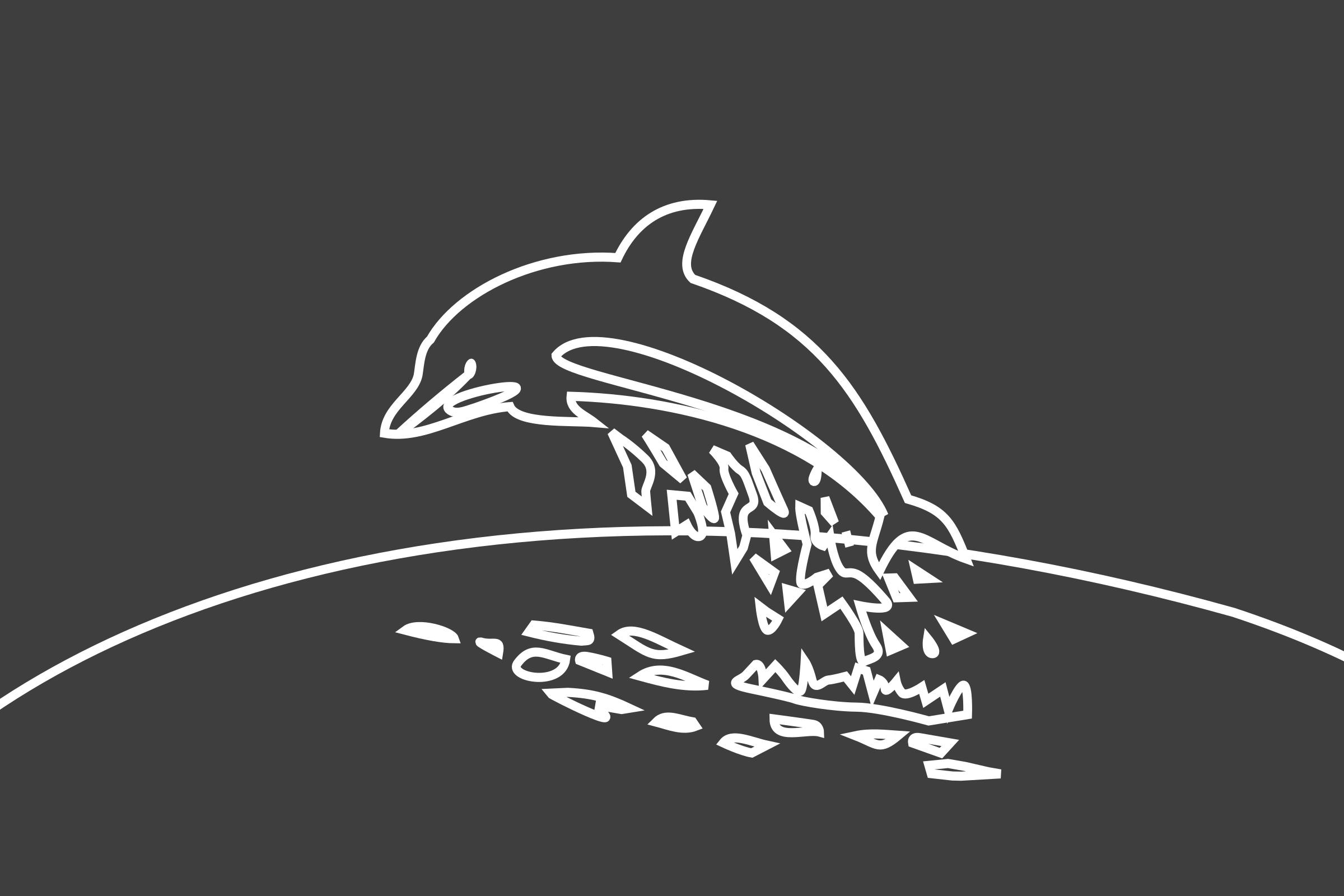 dolphin white greyBG png