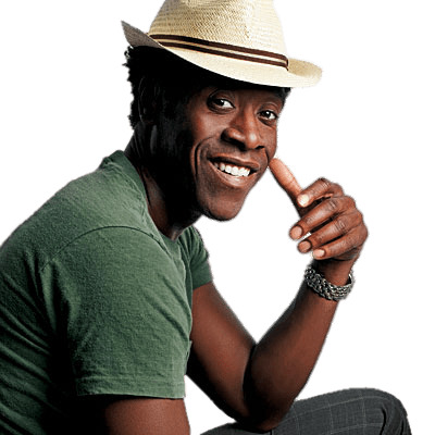 Don Cheadle Straw Hat png