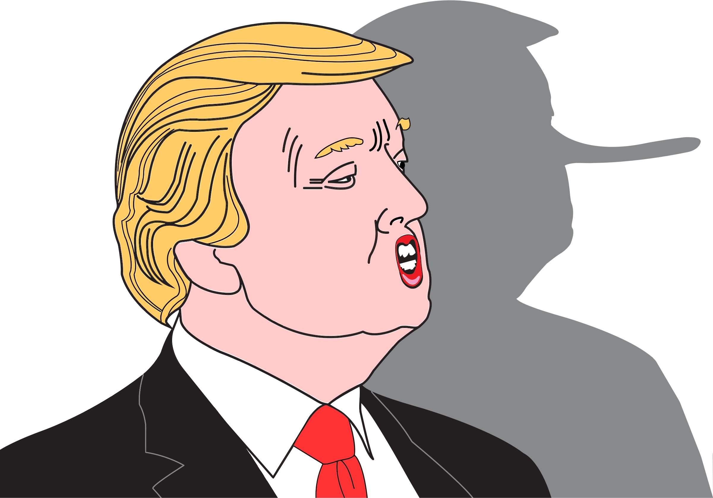 Donald Trump And Shadow png