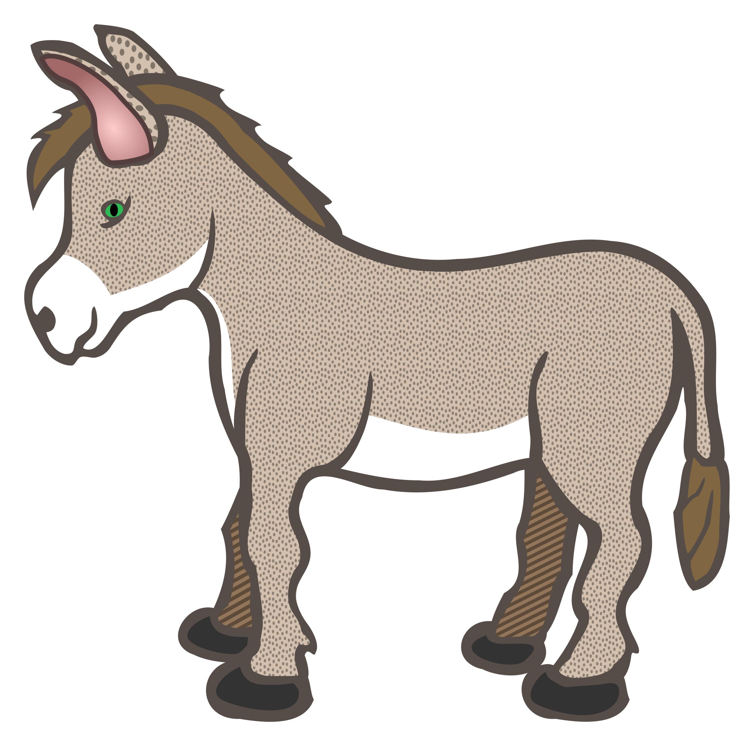 donkey - coloured png