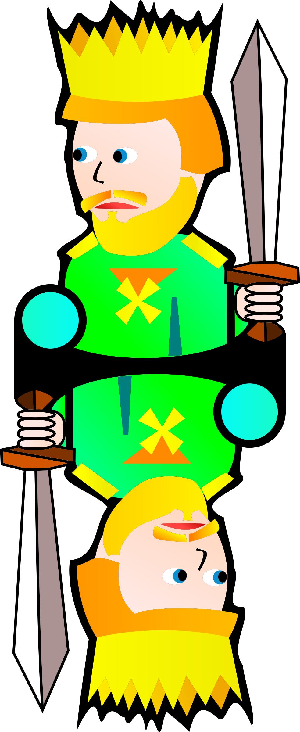 Double King of Clubs png