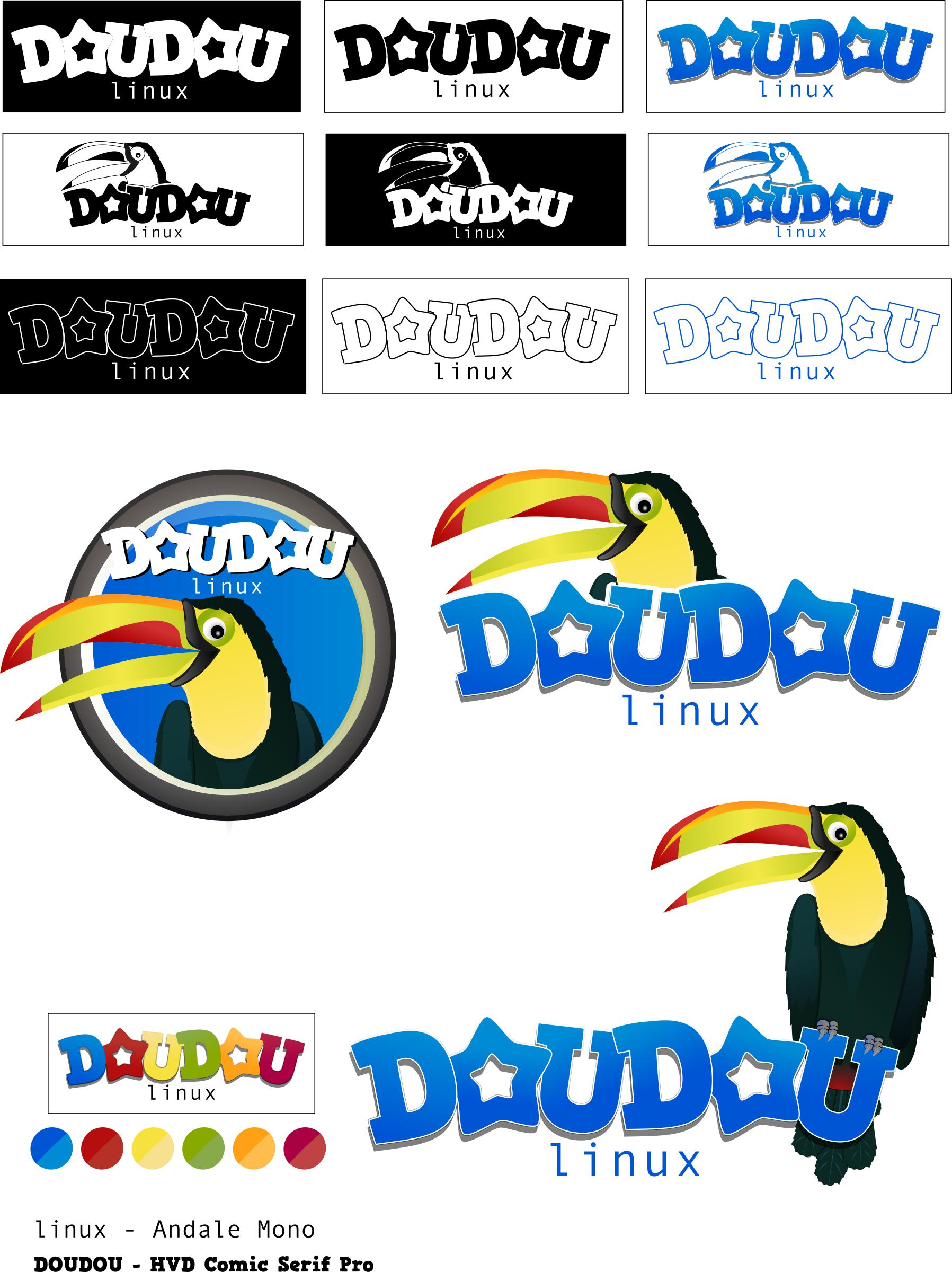 DouDou linux - Mascot and Logo Contest png