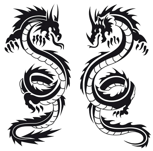Dragon Double Tattoo icons
