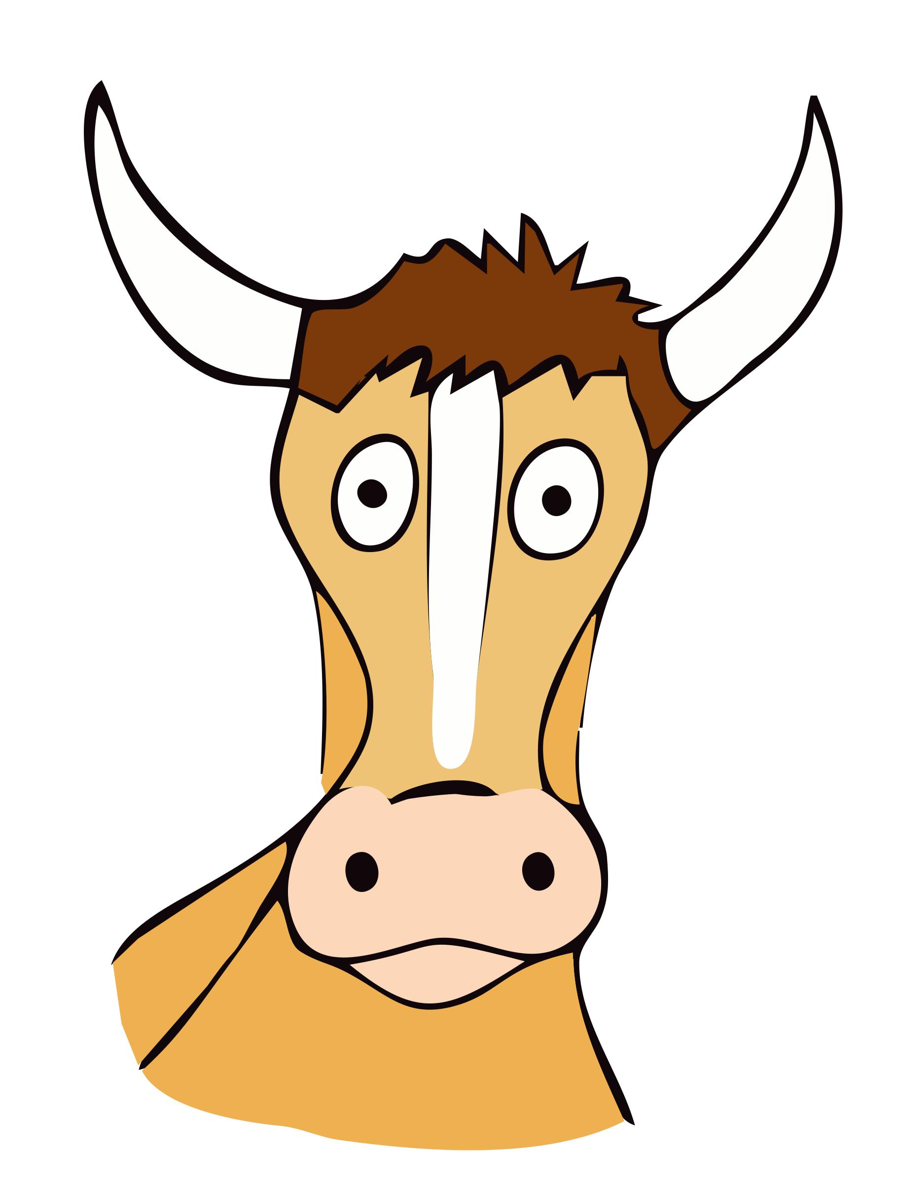 drawn cow png