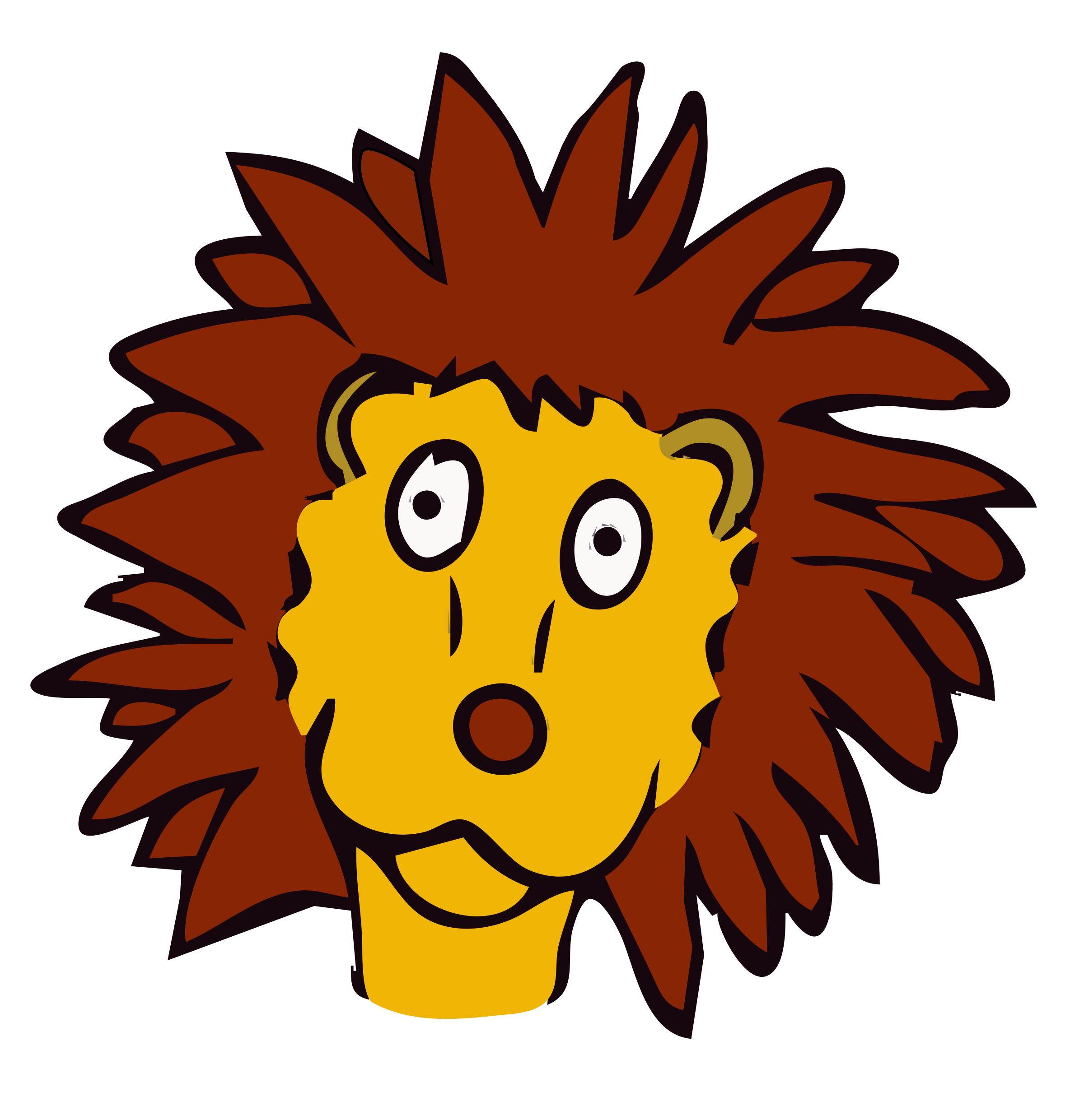drawn lion png