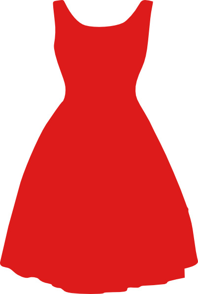 Dress Red Clipart PNG icons