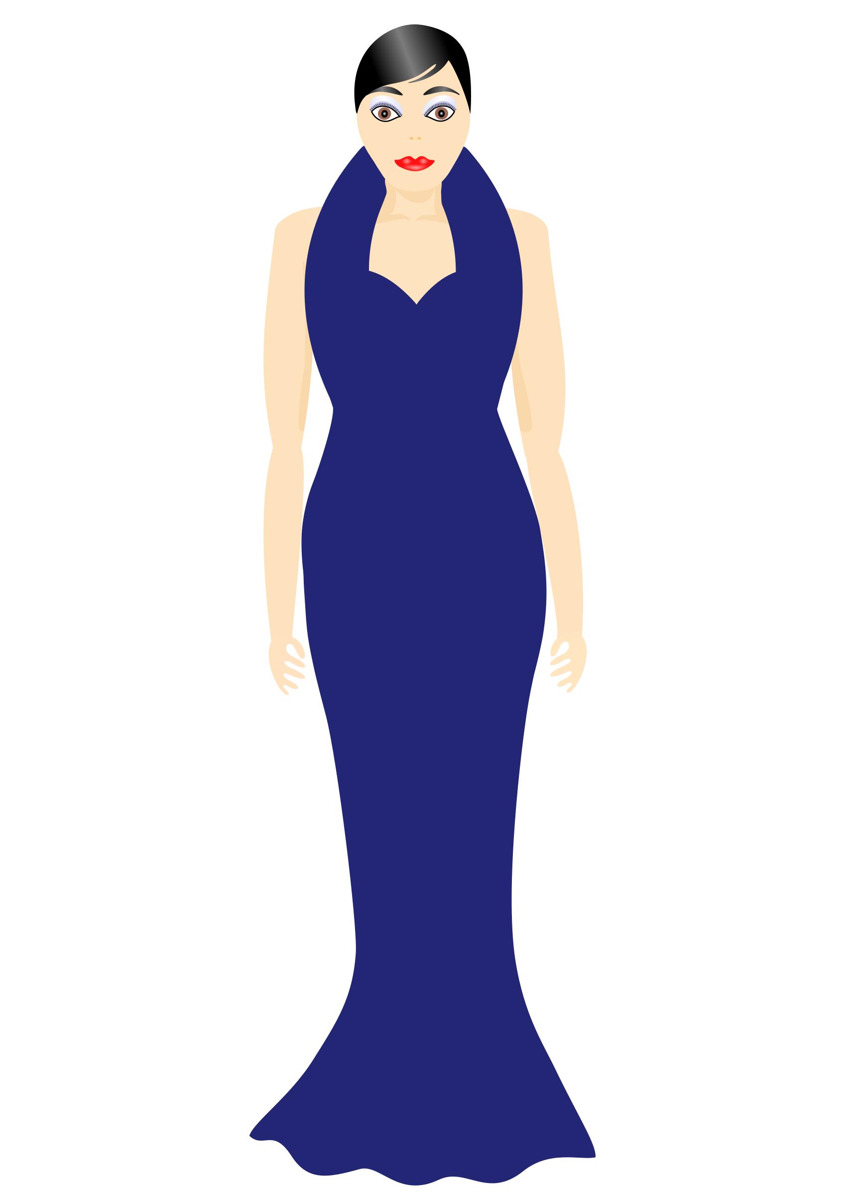 Dressy in Blue png