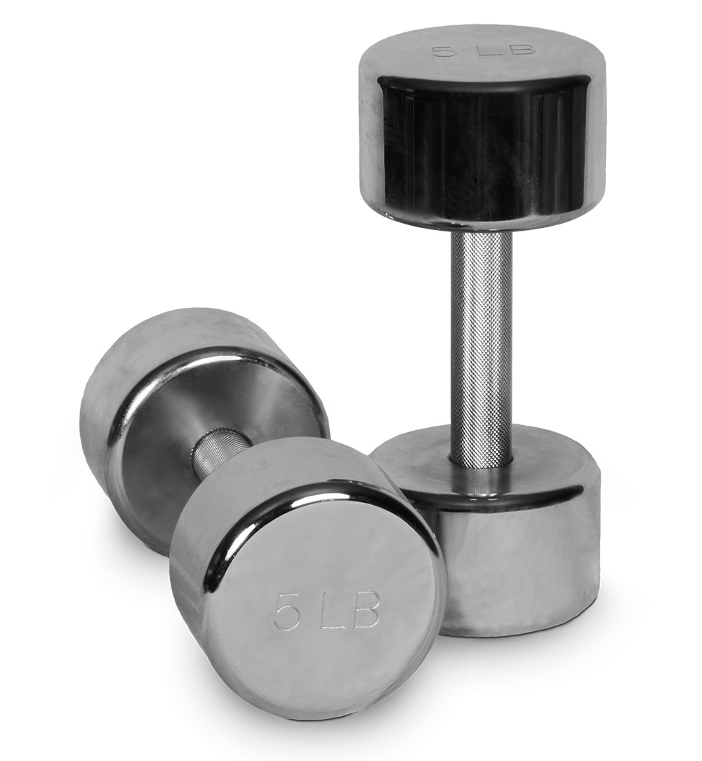 Dumbbells Silver icons