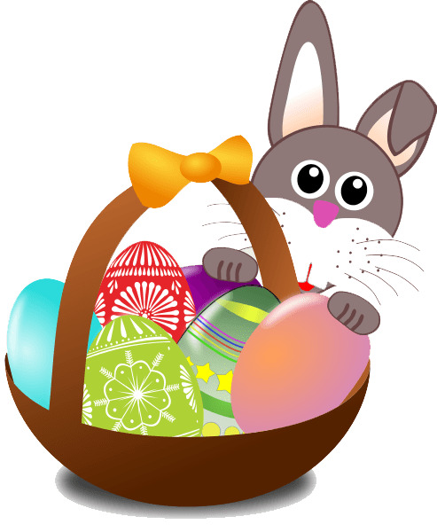 Easter Basket Bunny PNG icons