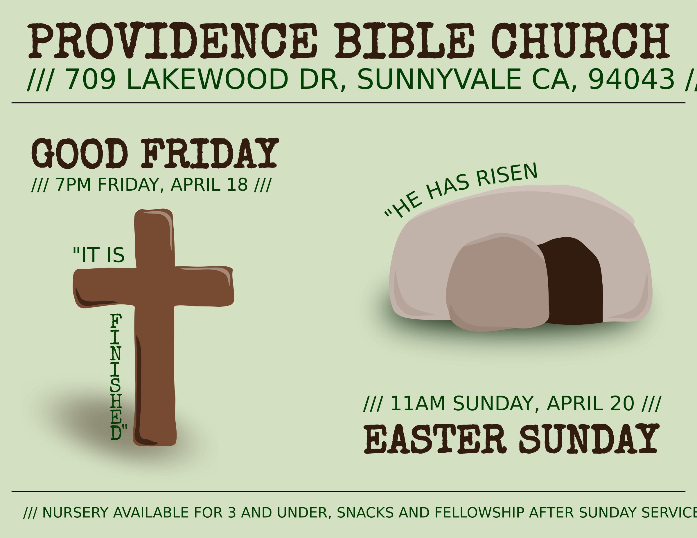 Easter flyer PNG icons