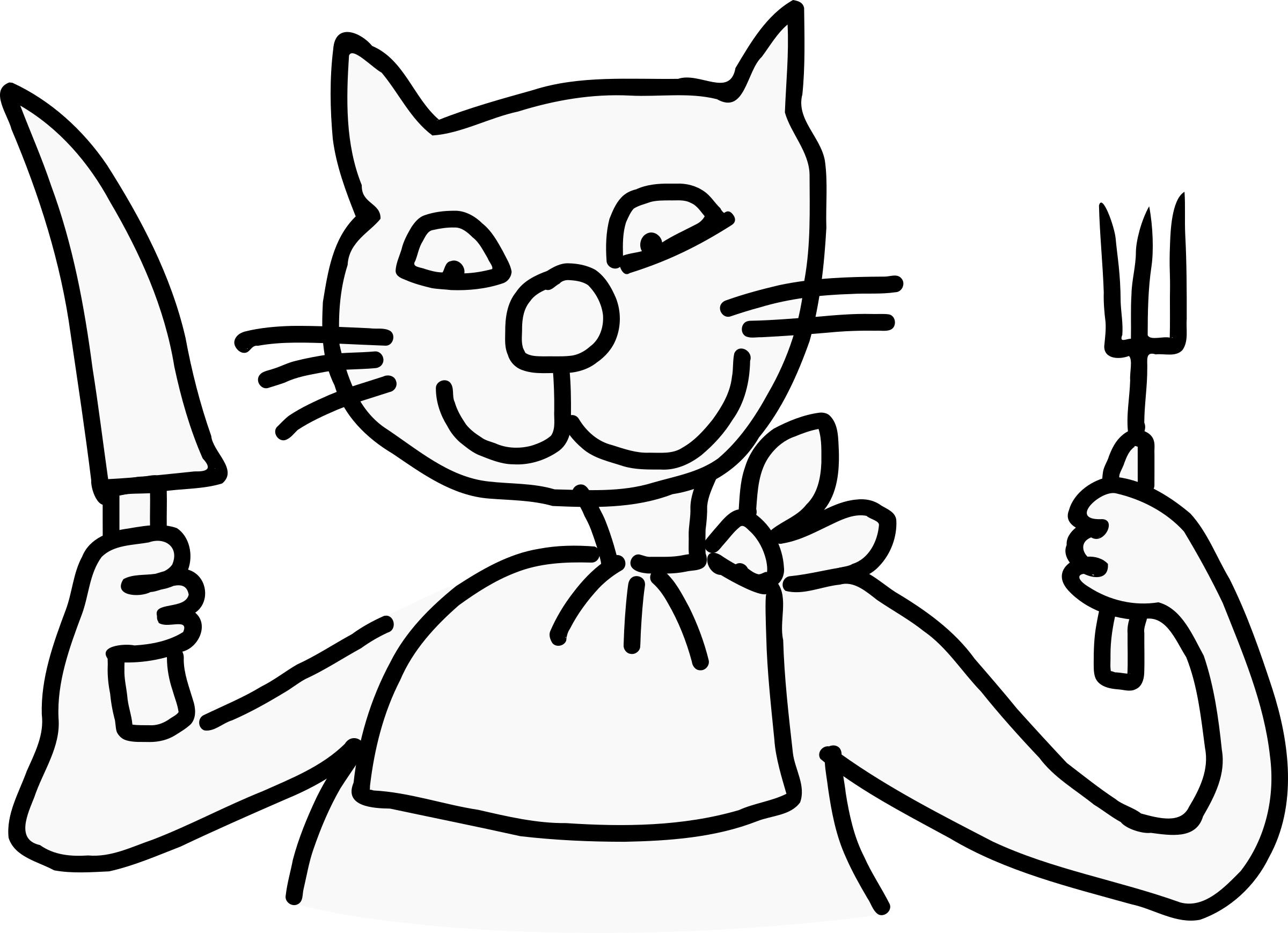 Eating cat png