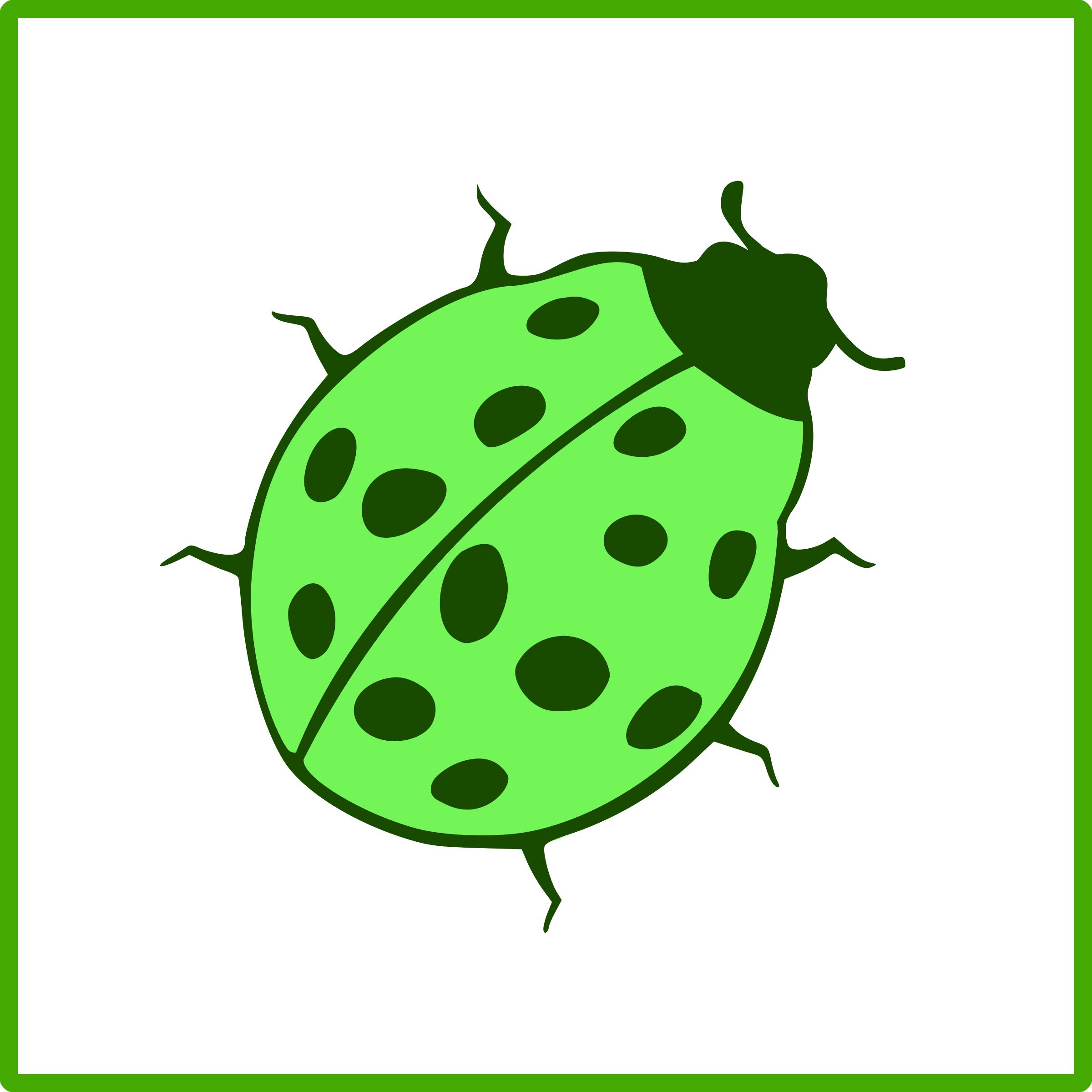 eco green beetle icon png