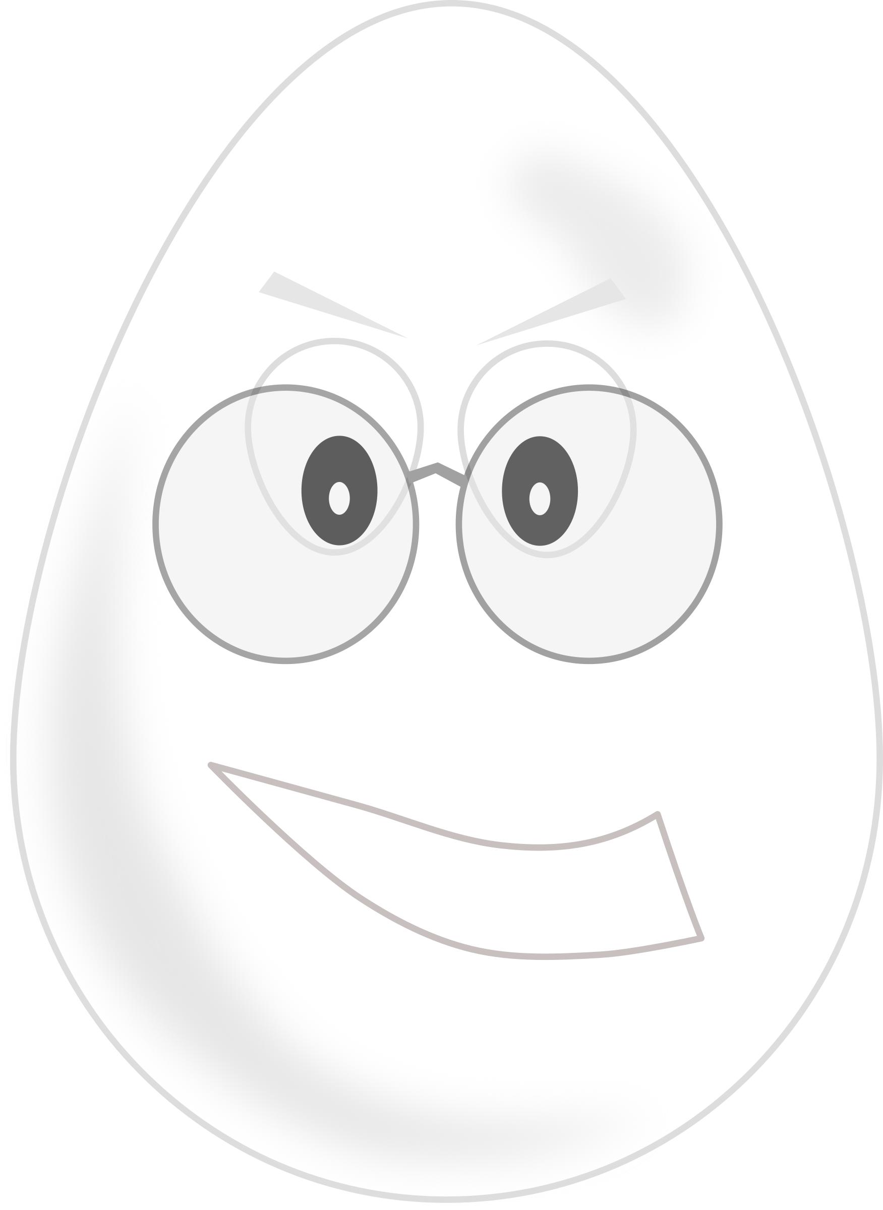 egg wear glasses png
