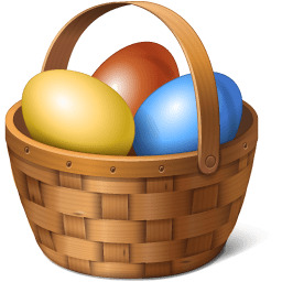 Eggs In A Basket Clipart png icons