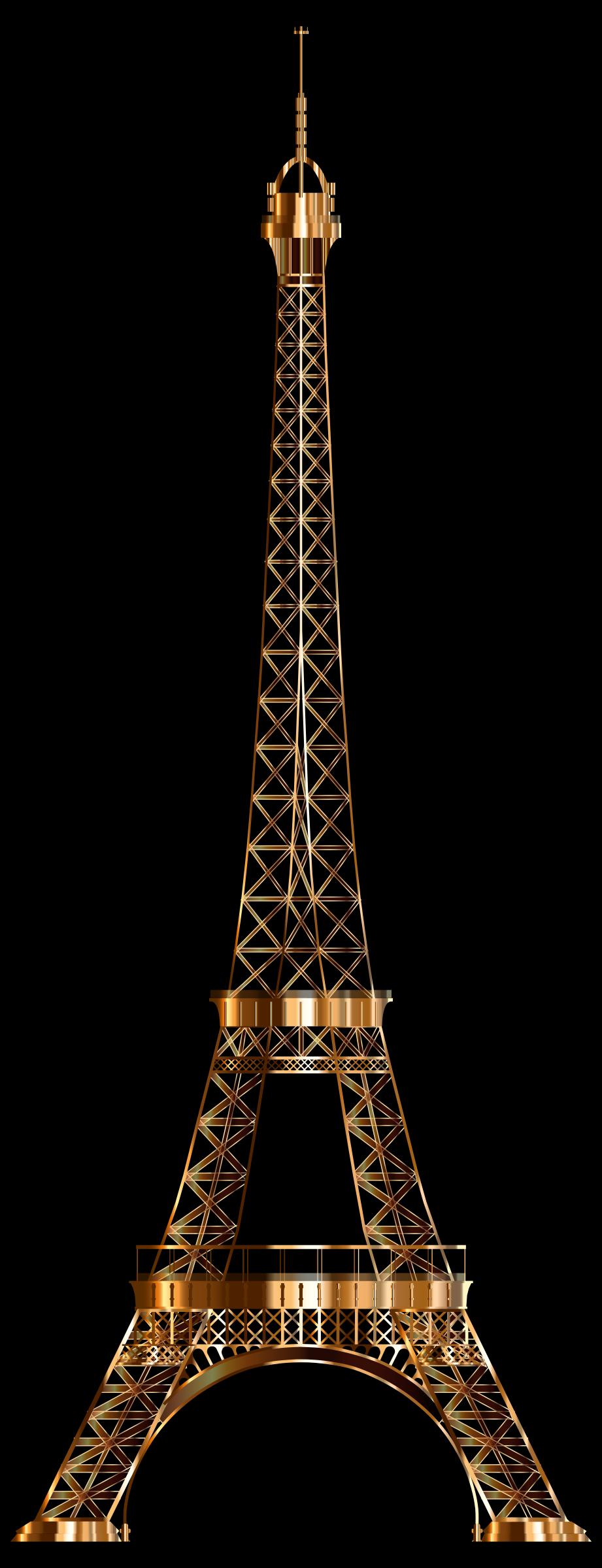 Eiffel Tower Shiny Copper png