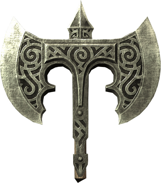 Elder Scrolls Skyrim Broken Steel Battle Axe icons
