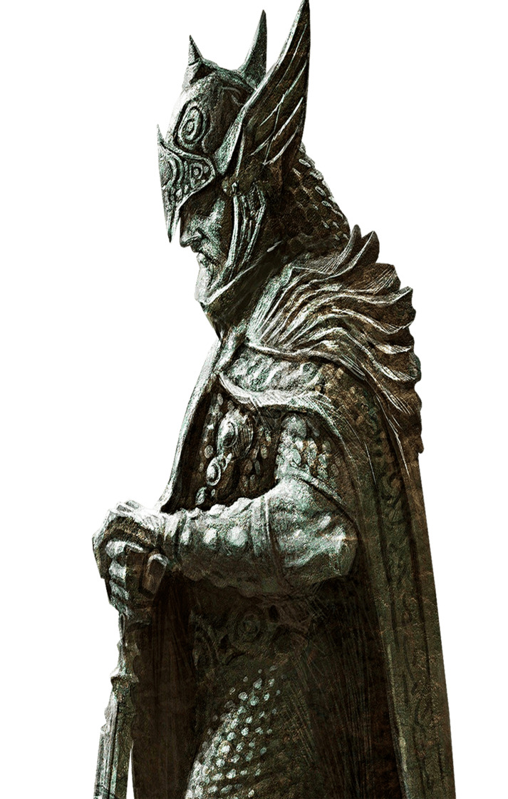 Elder Scrolls Skyrim Statue Side View icons