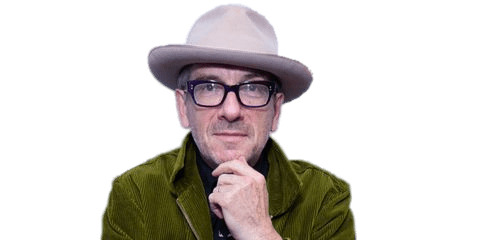 Elvis Costello Wearing Hat png icons