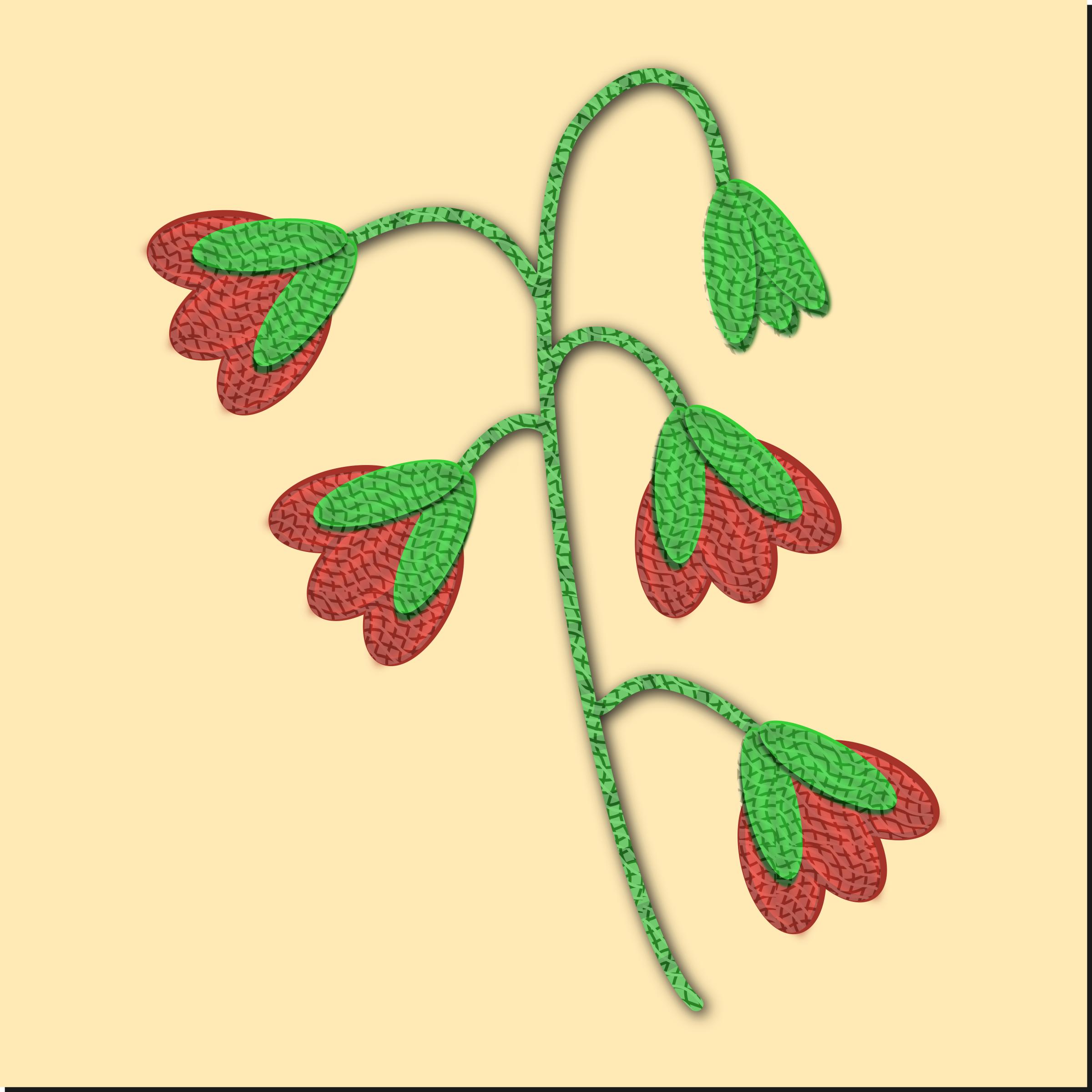 Embroidered Flower png