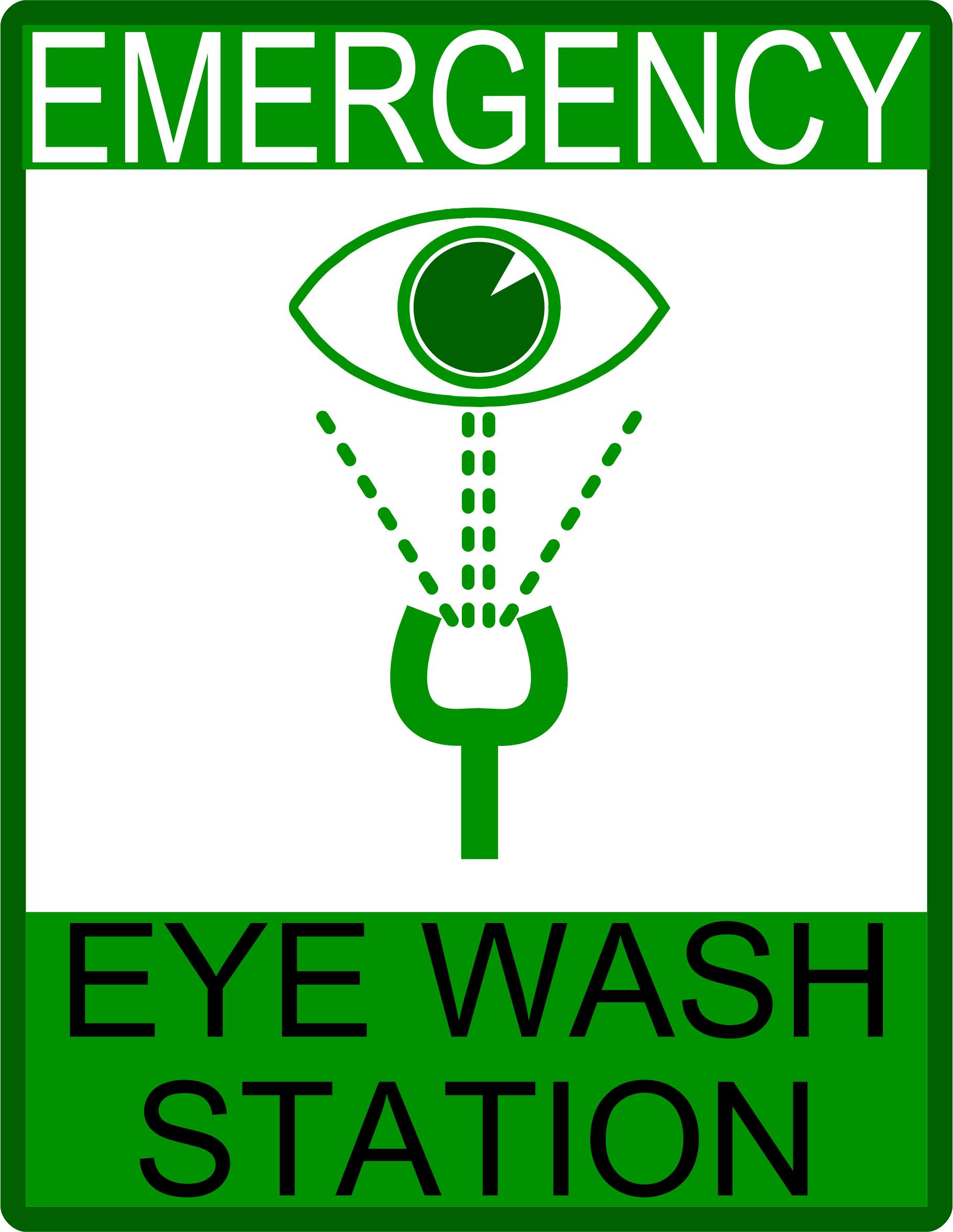 Emergency Eye Wash Station png