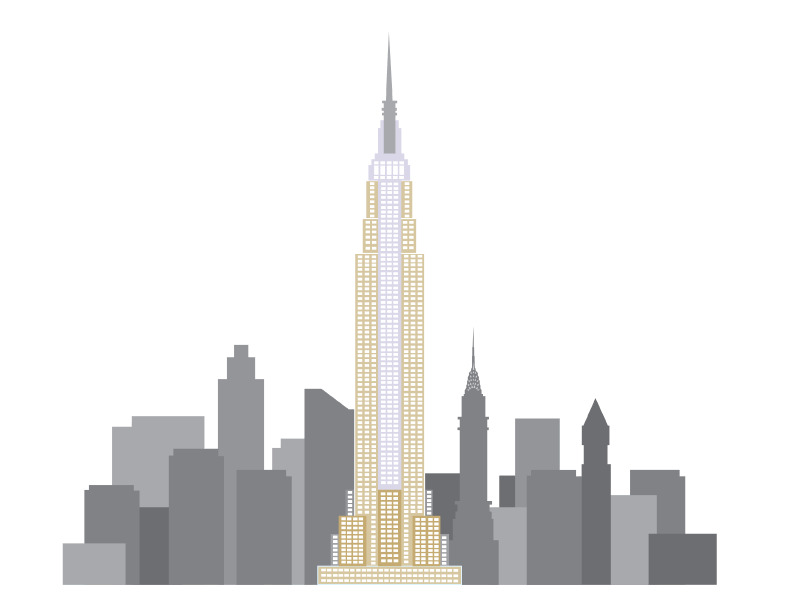Empire State Building Clipart png icons