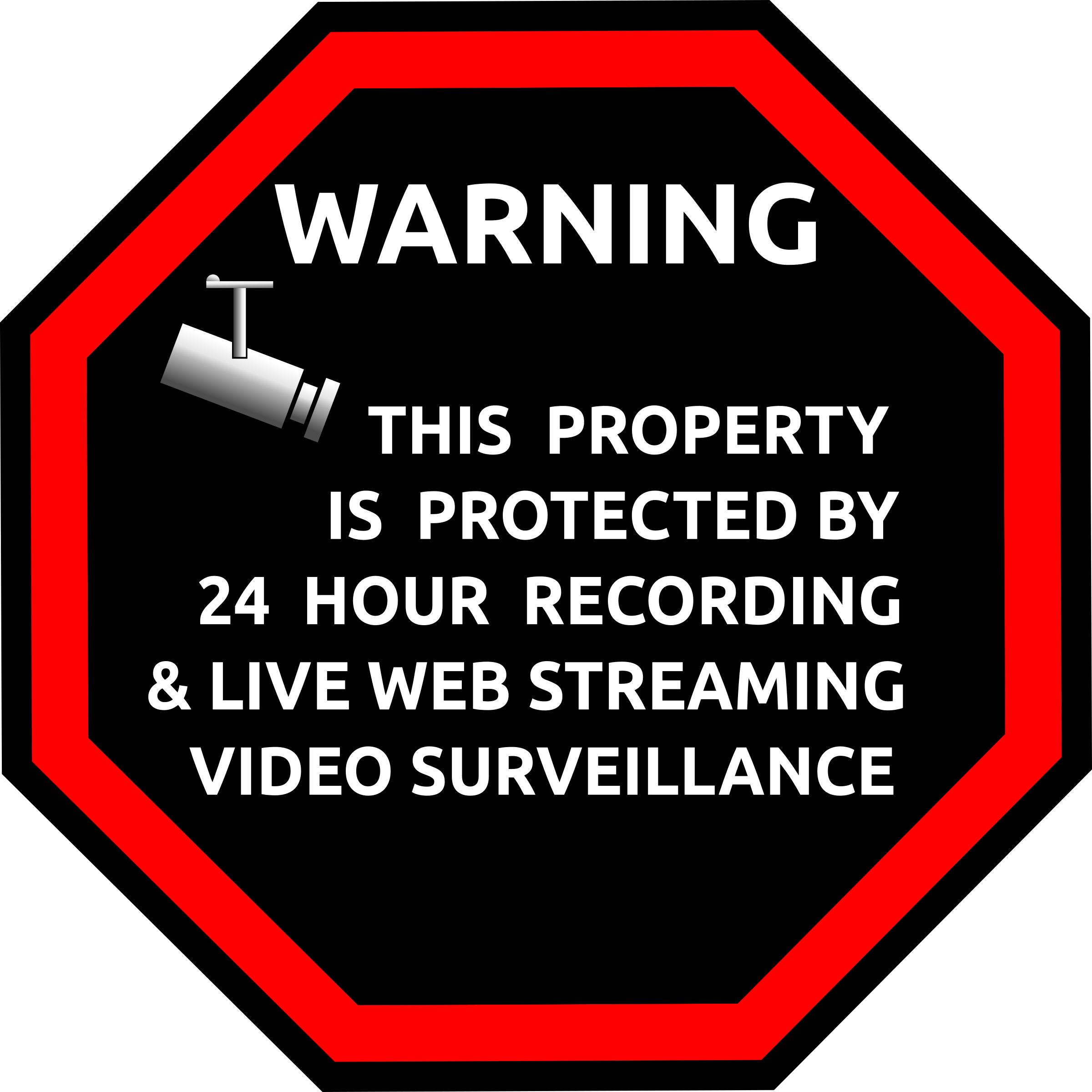 English Security Sticker png