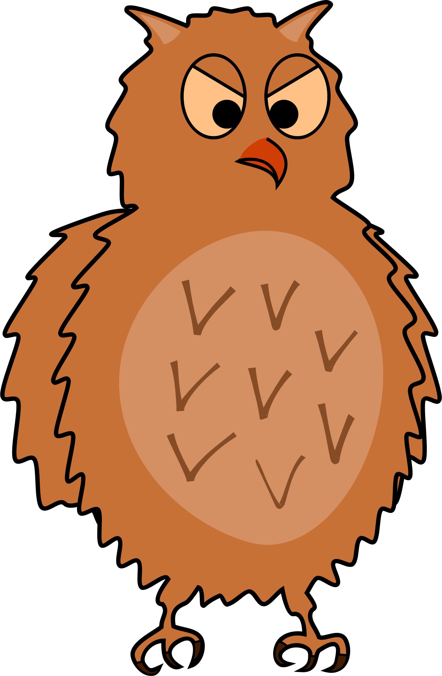 Enraged owl icons