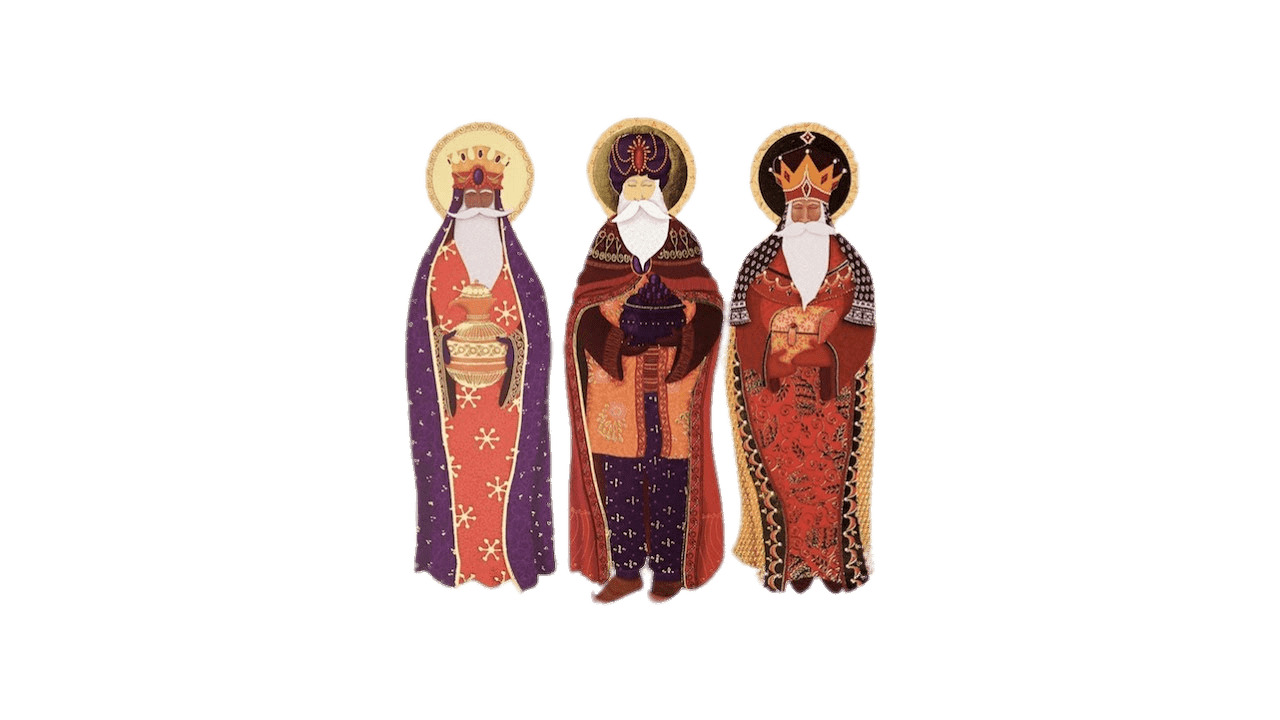 Epiphany Three Kings Oriental Illustration icons