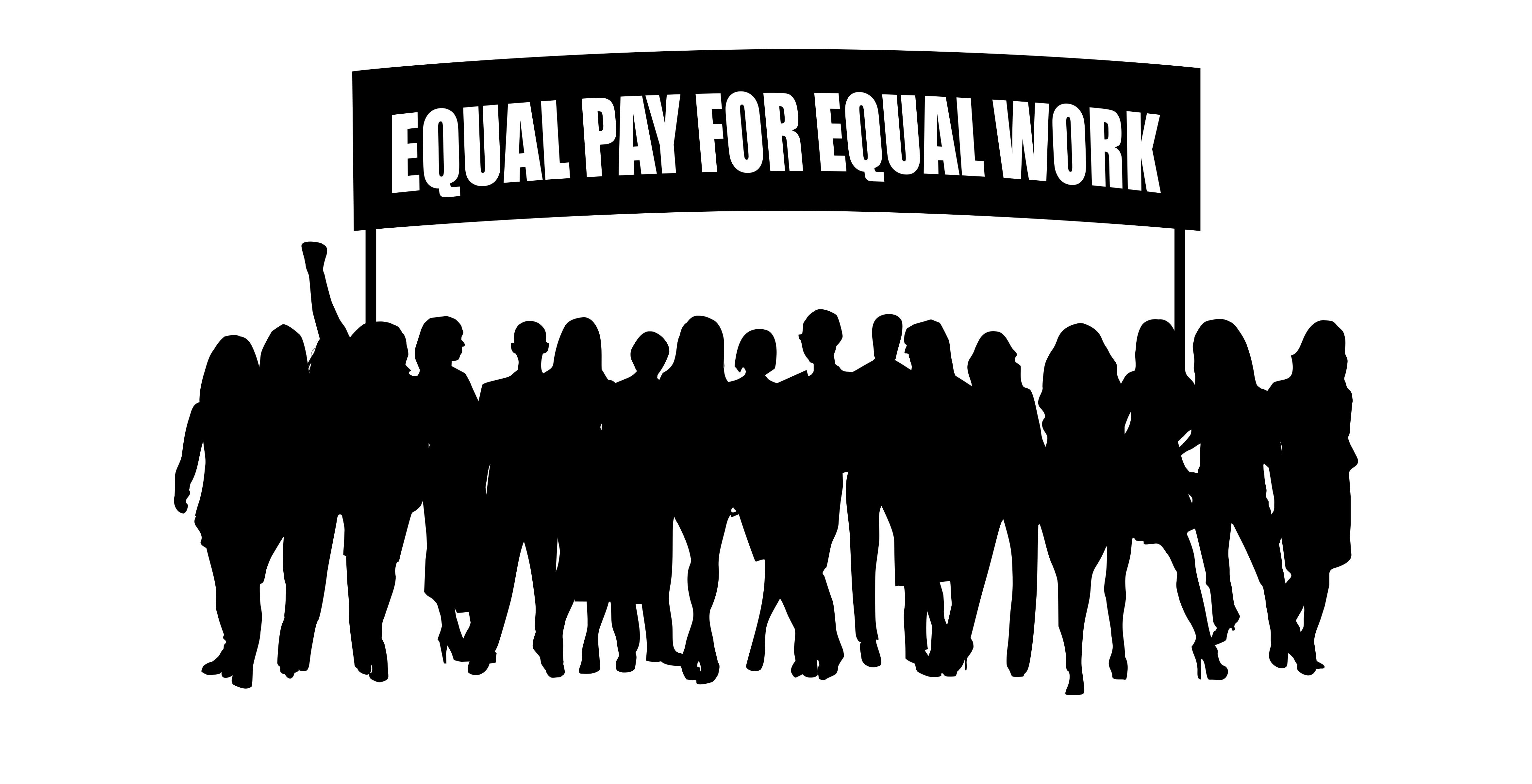 Equal Pay for Equal Work icons