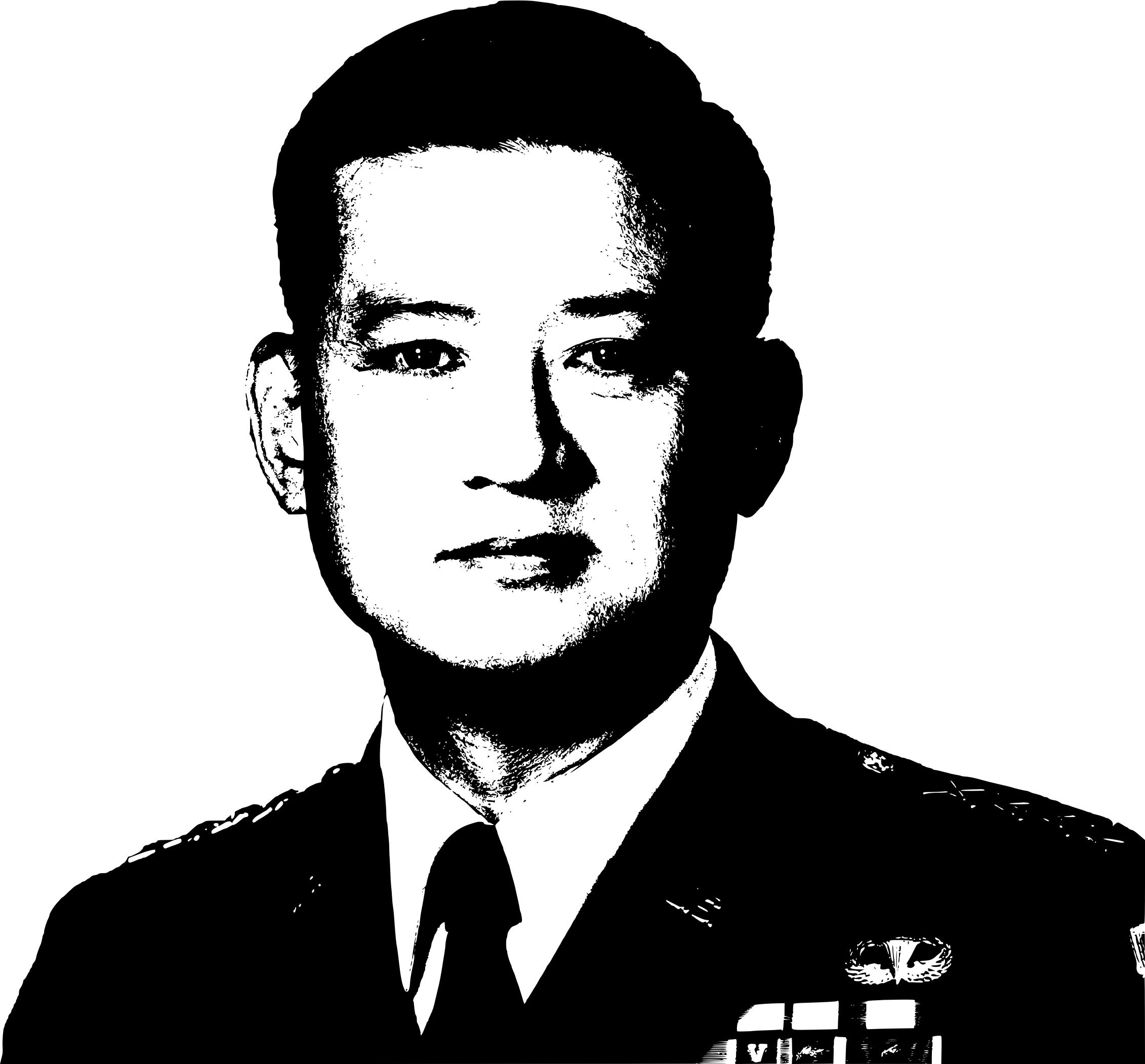 Eric Shinseki Face Outline png