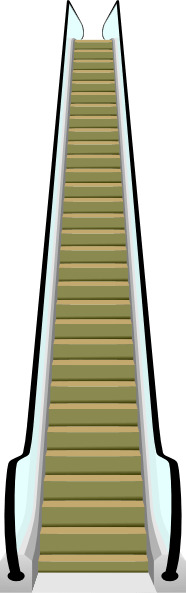 Escalator Clip Art icons