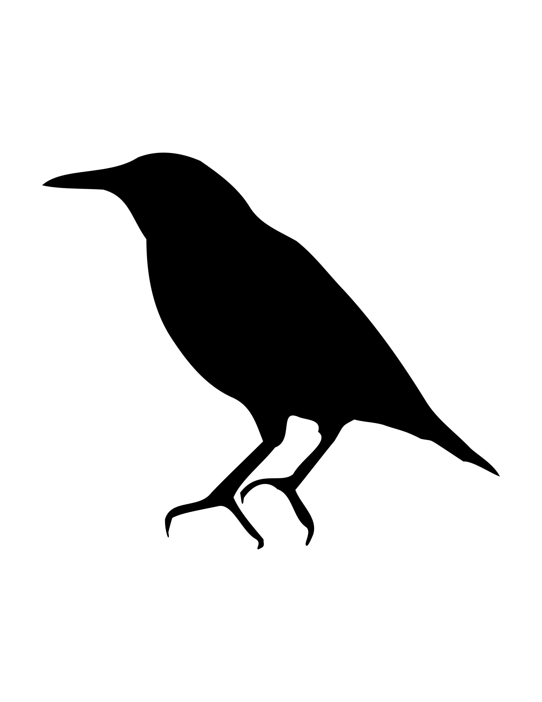 European Starling Silhouette png