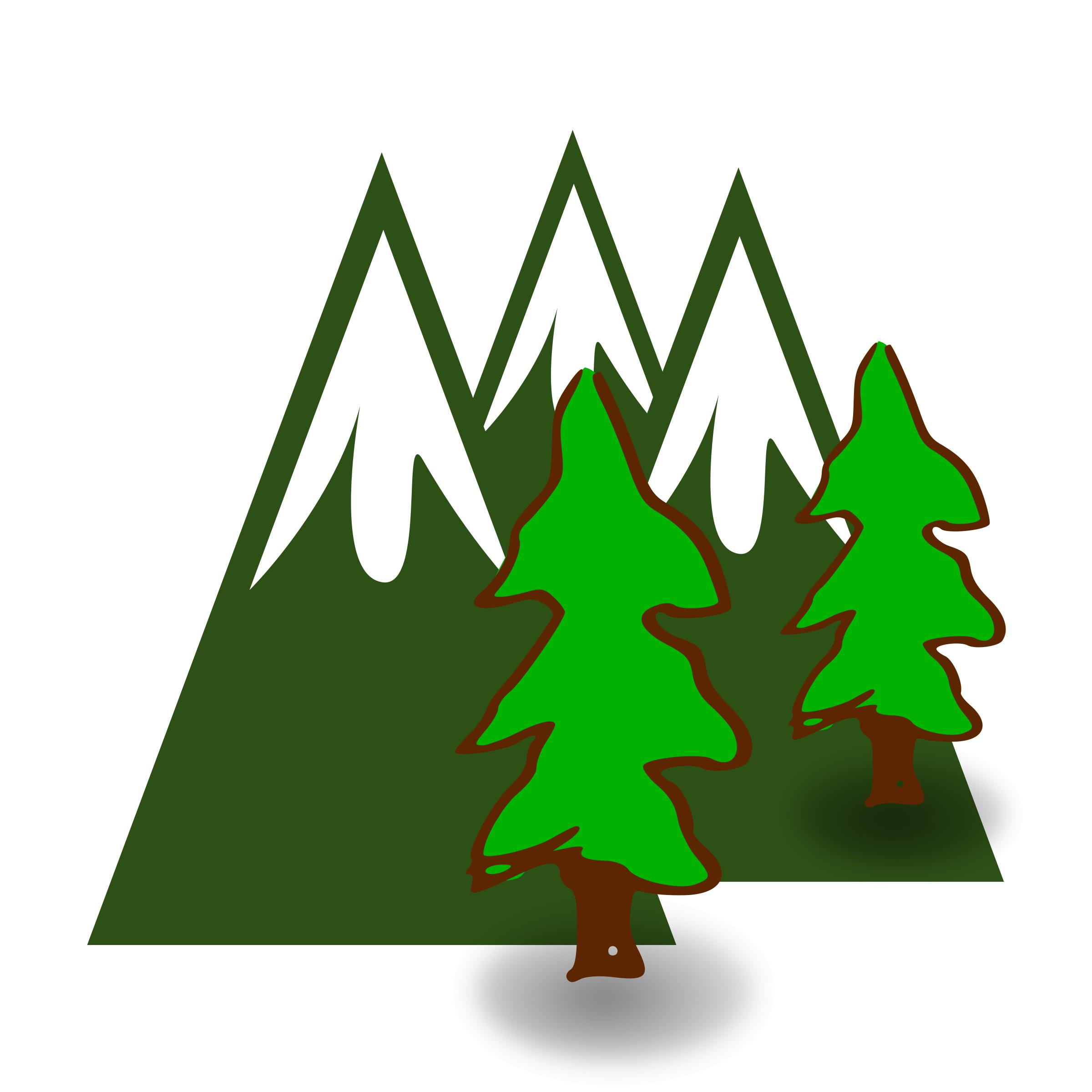 Evergreen Mountains png