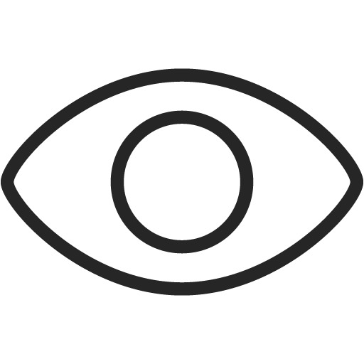 Eye Outline Large png icons
