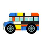 Family Bus Kart icons